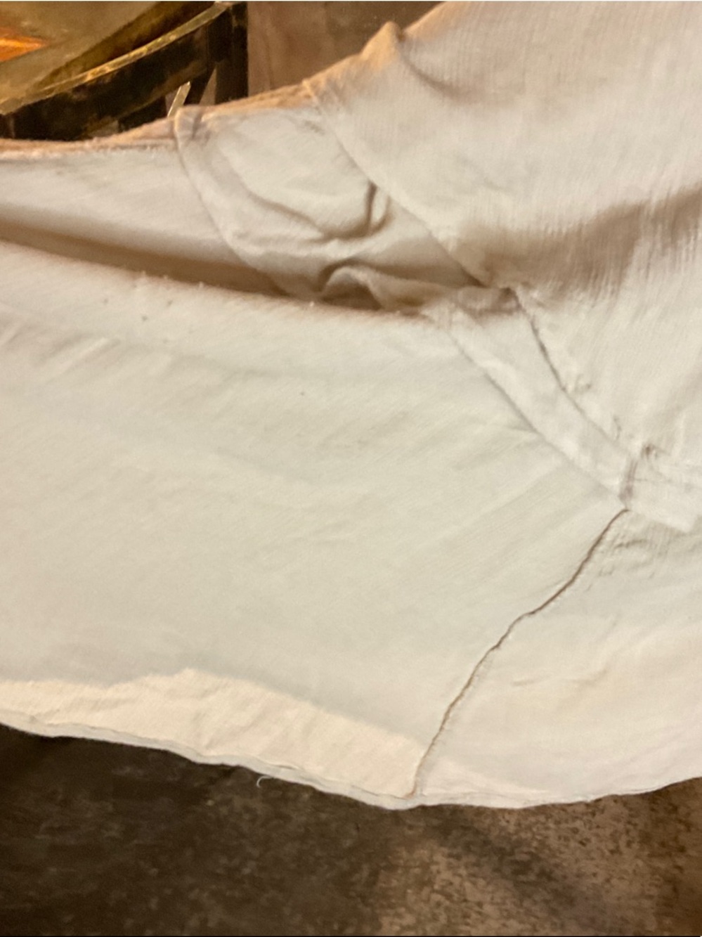 Free People Cream High-Low Ruffle Halter Dress - Picture 5 of 5